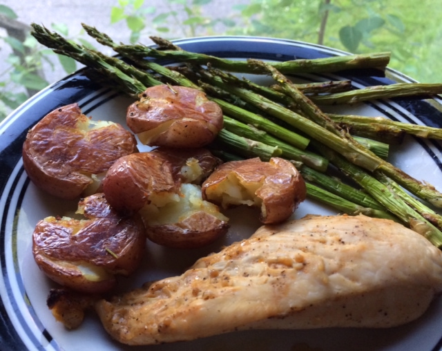 Roasted Rosemary Thyme Smash Potatoes Roni's Blog